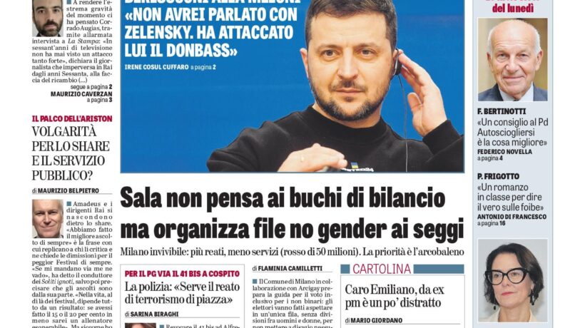 Oggi in edicola