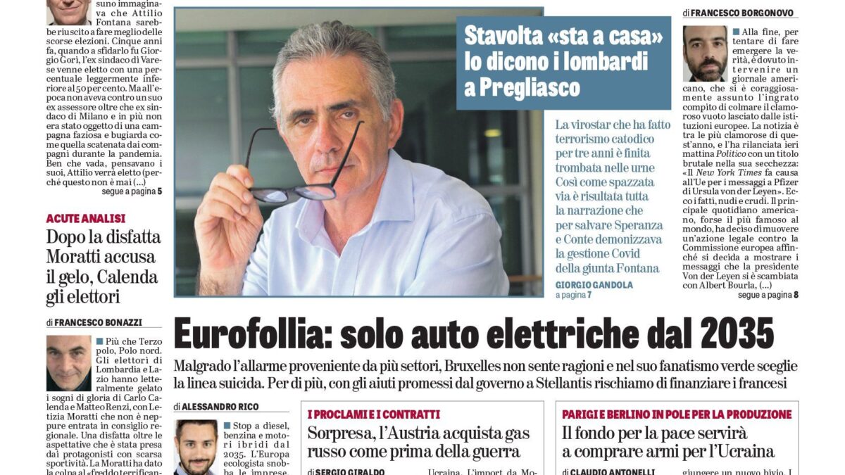Oggi in edicola