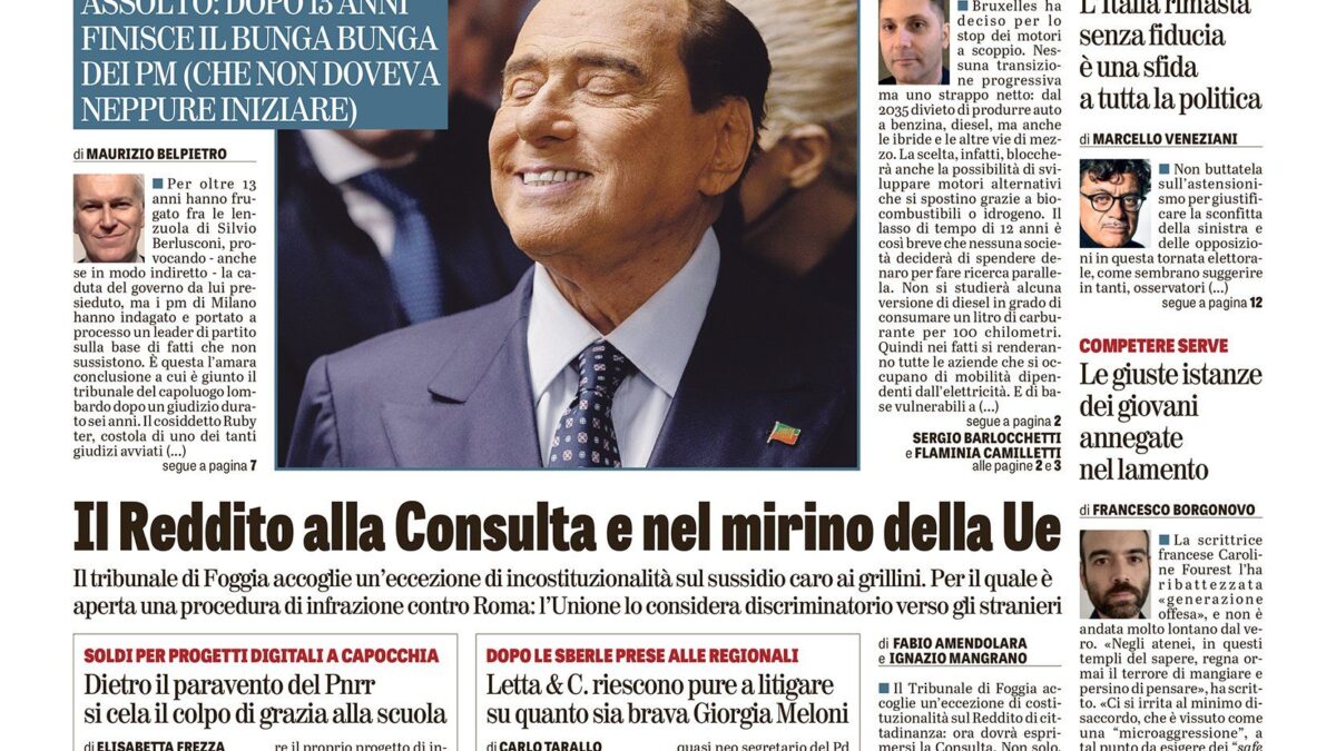 Oggi in edicola