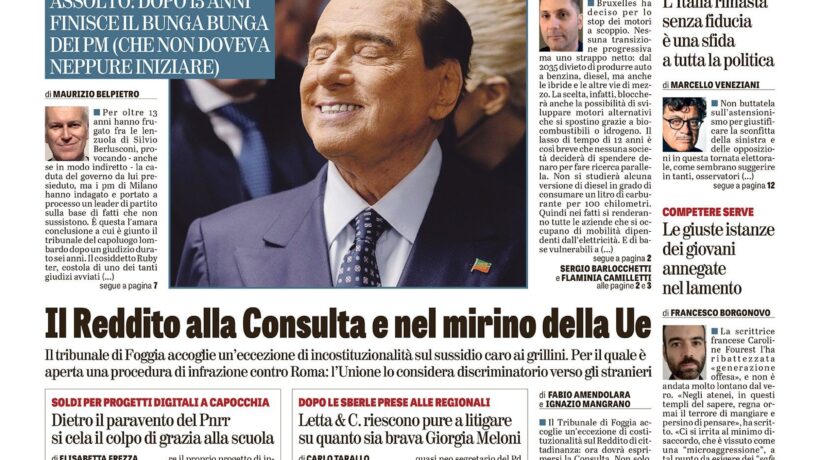 Oggi in edicola