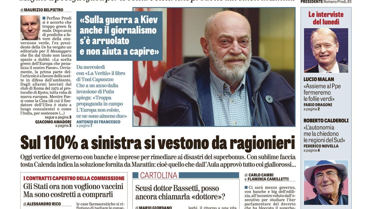 Oggi in edicola