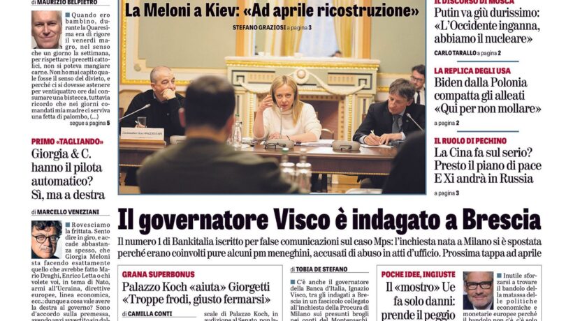 Oggi in edicola