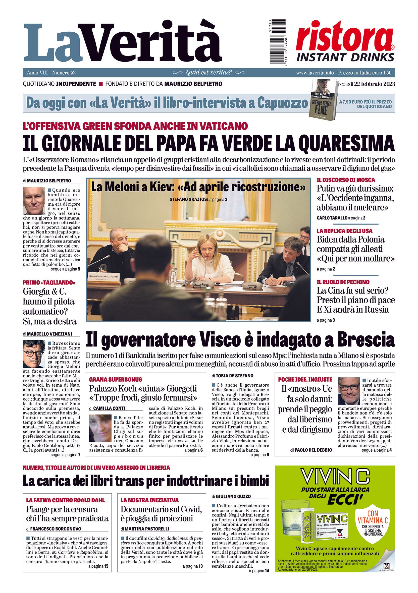 Oggi in edicola
