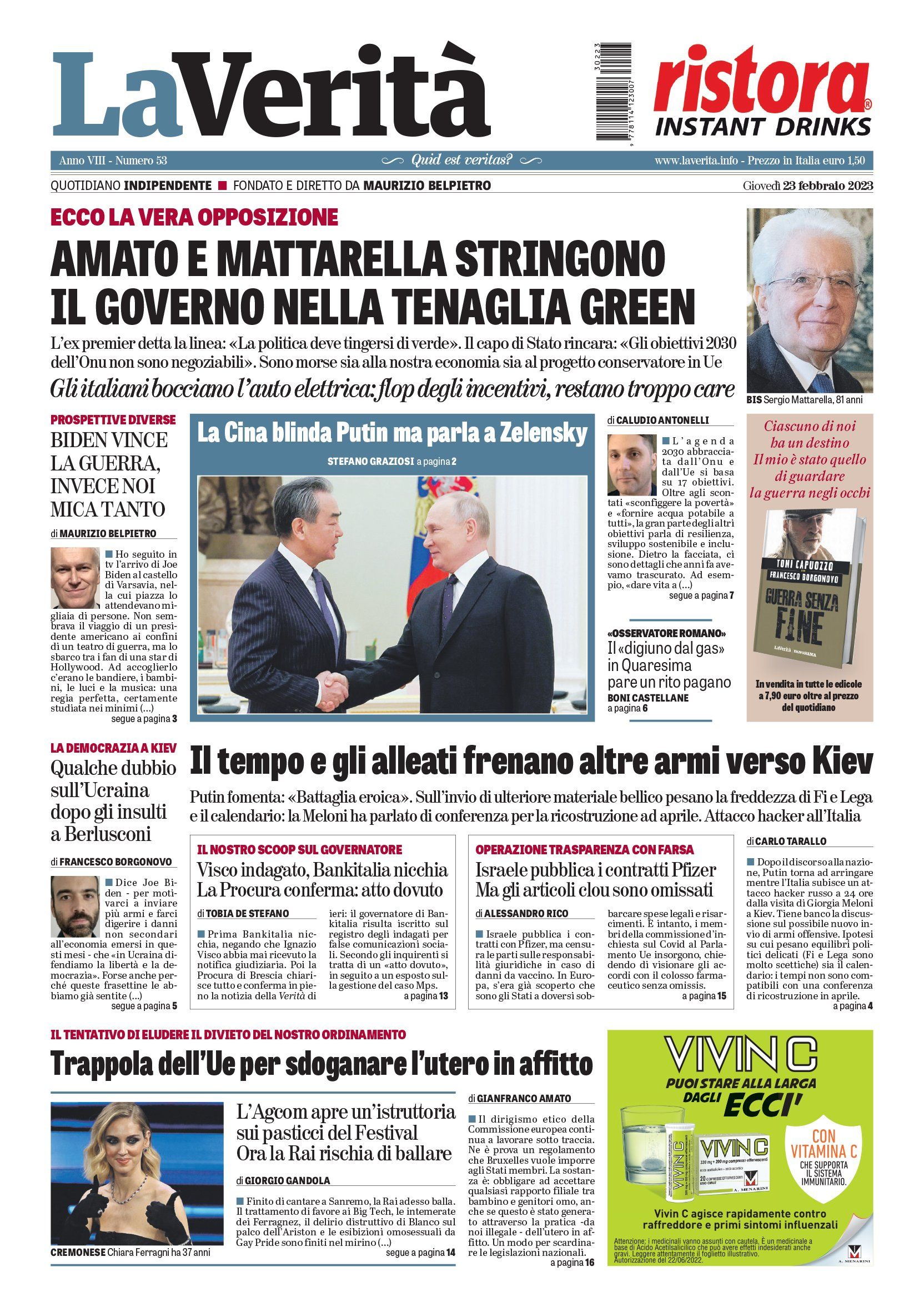 Oggi in edicola