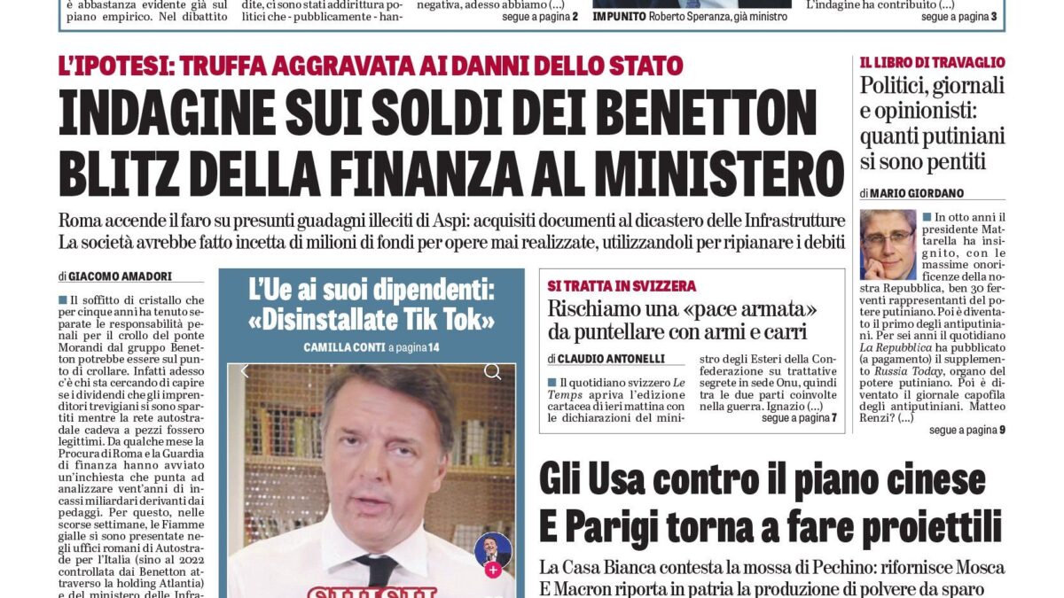 Oggi in edicola