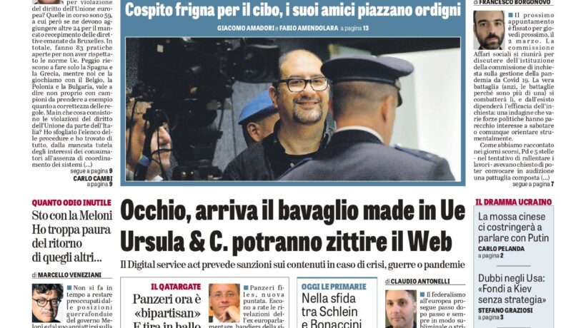 Oggi in edicola