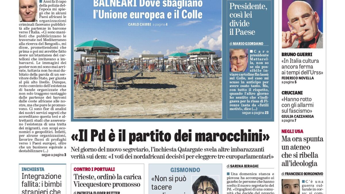 Oggi in edicola