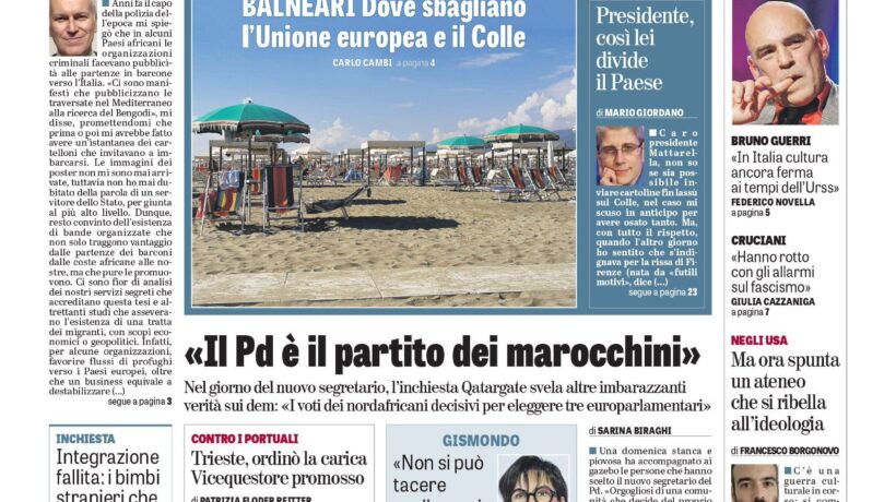 Oggi in edicola