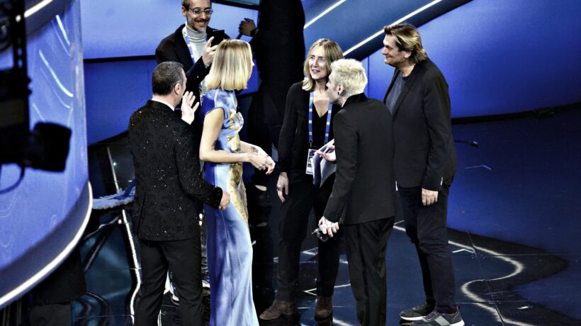 Ai Ferragnez pure i backstage Rai
