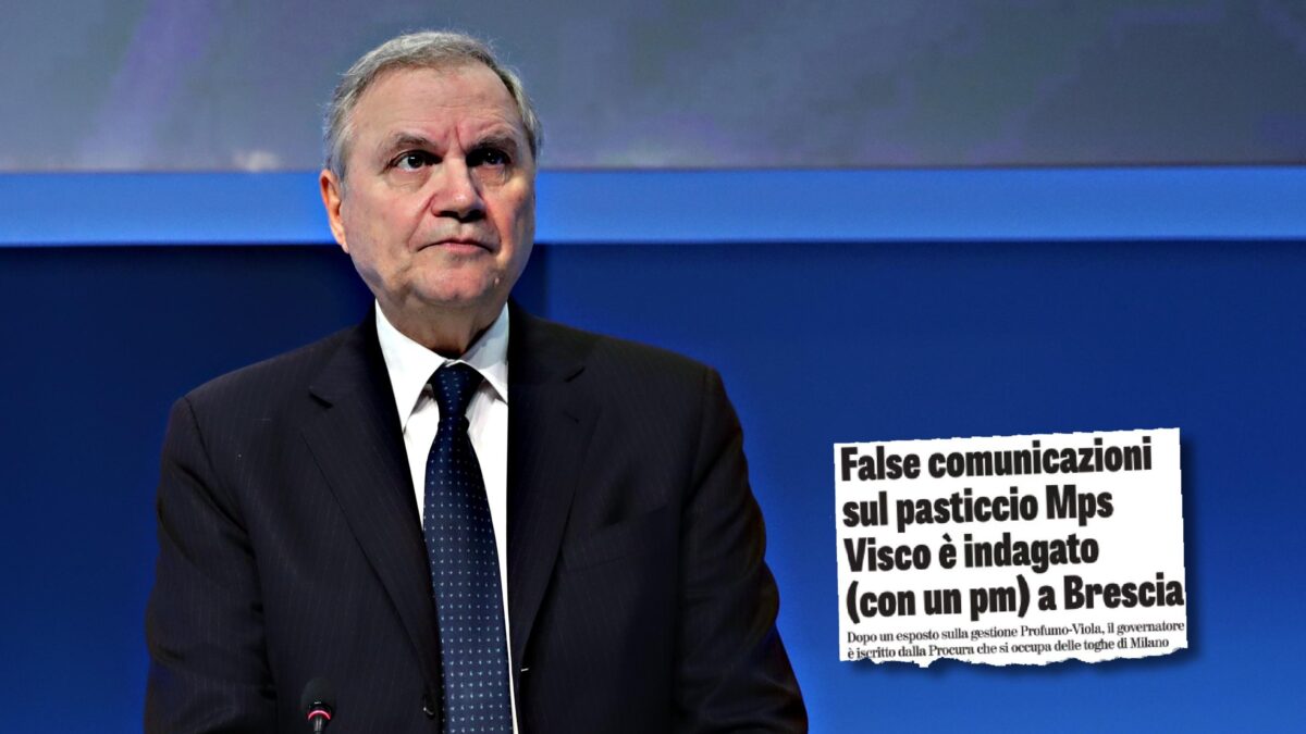 Visco indagato, la Procura conferma