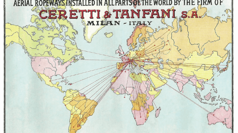 La diffusione degli impianti Cerettiu0026Tanfani nell'anno 1928.