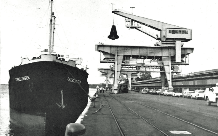 Impianto al porto di Genova del 1964