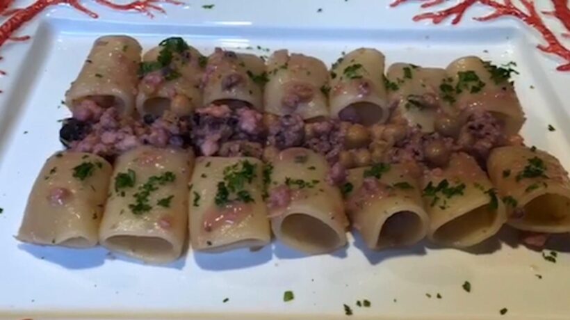 Cuciniamo insieme: paccheri polpo e ceci