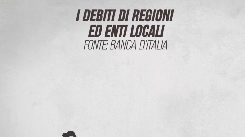 I debiti di Regioni ed enti locali
