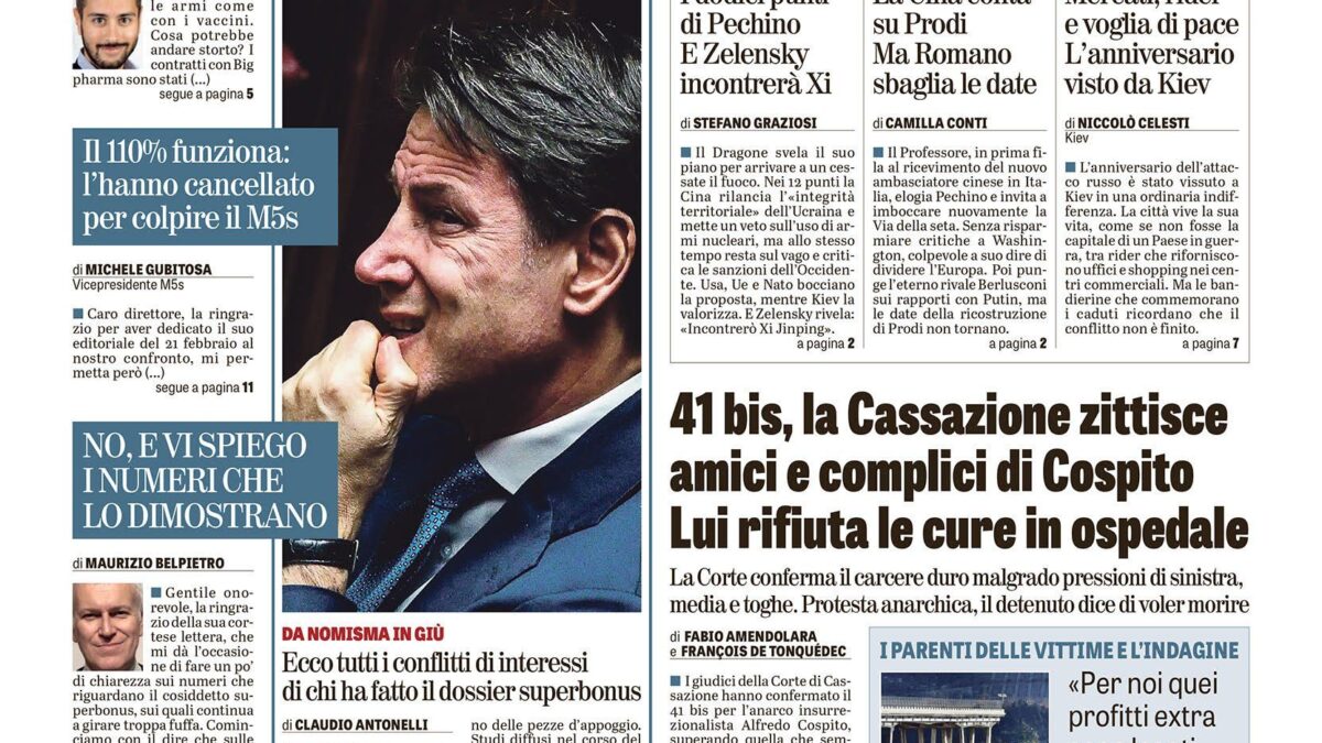 Oggi in edicola