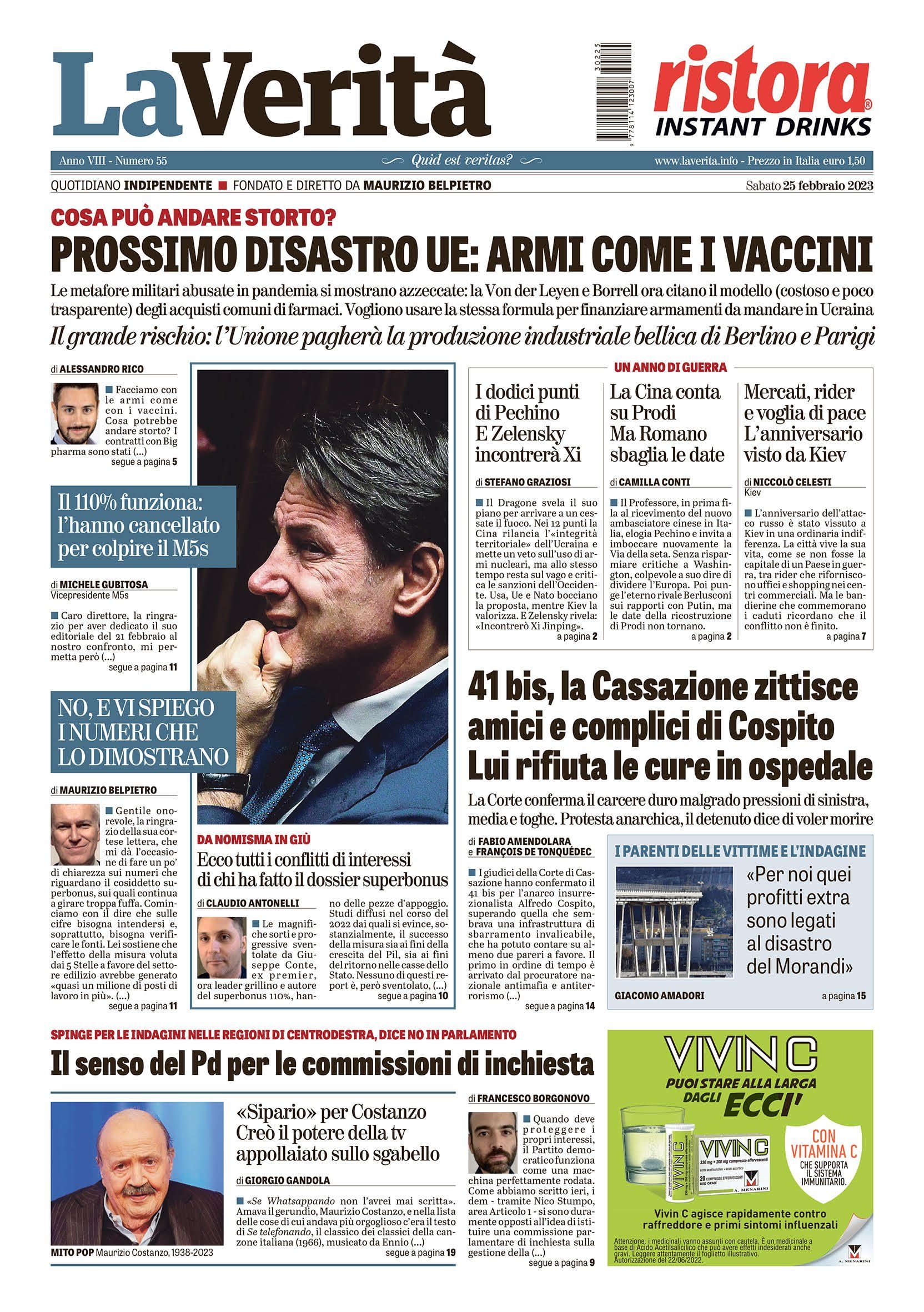 Oggi in edicola