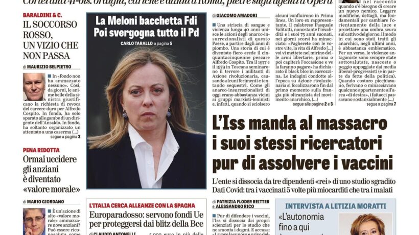 Oggi in edicola