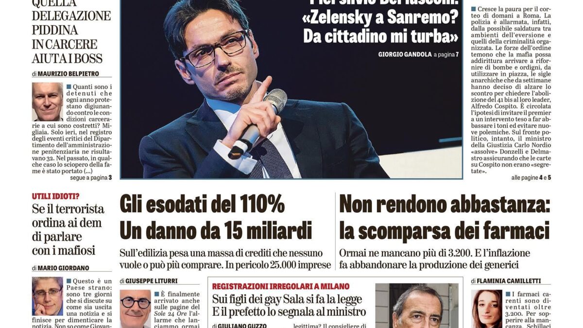 Oggi in edicola