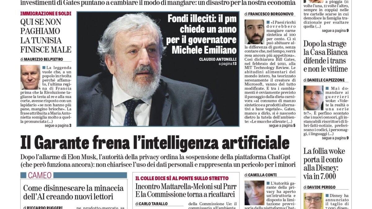 Oggi in edicola