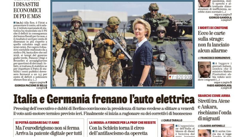 Oggi in edicola