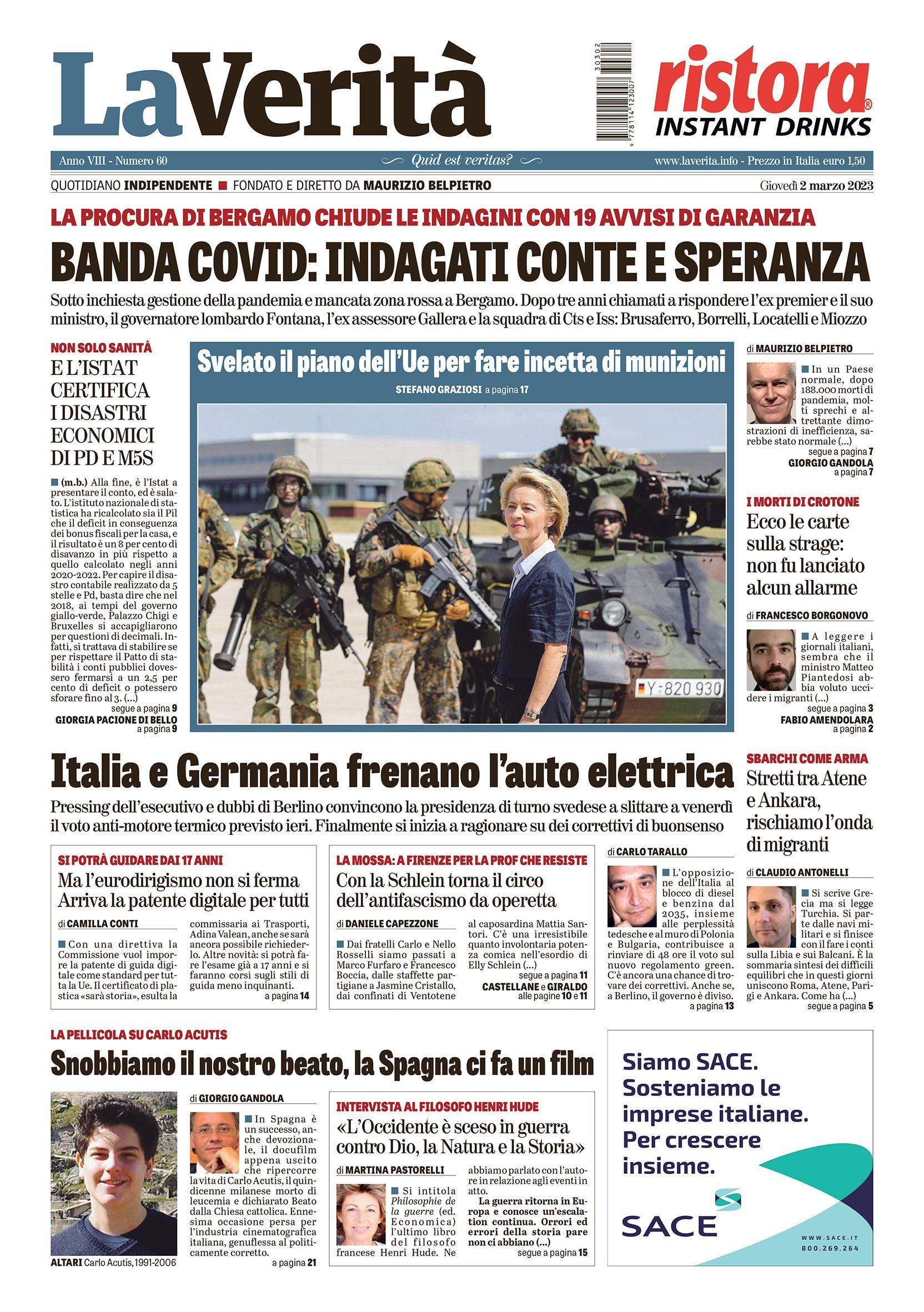 Oggi in edicola