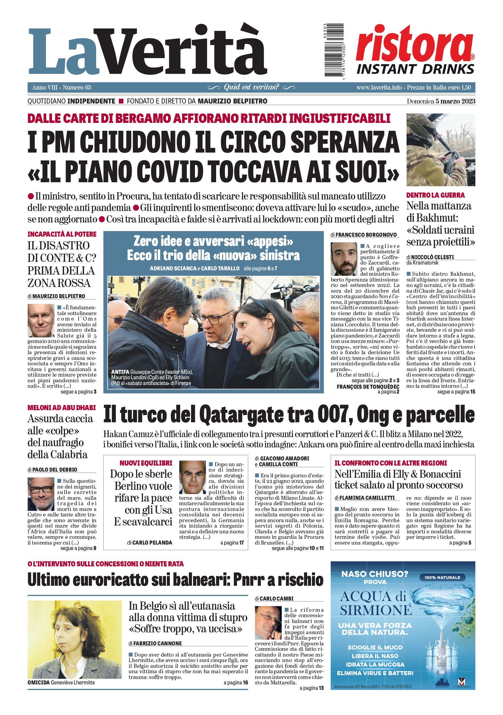 Oggi in edicola
