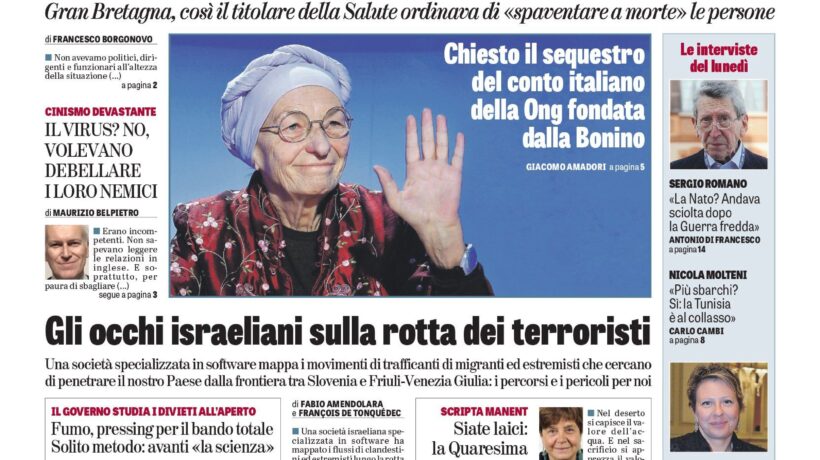 Oggi in edicola