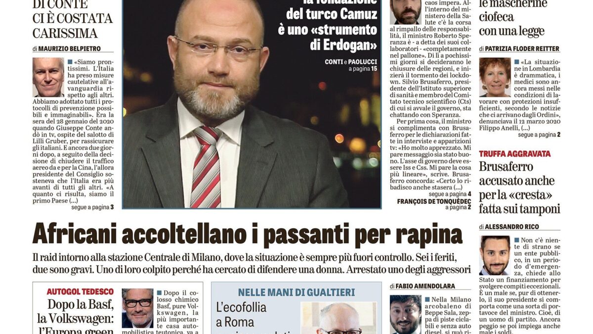 Oggi in edicola