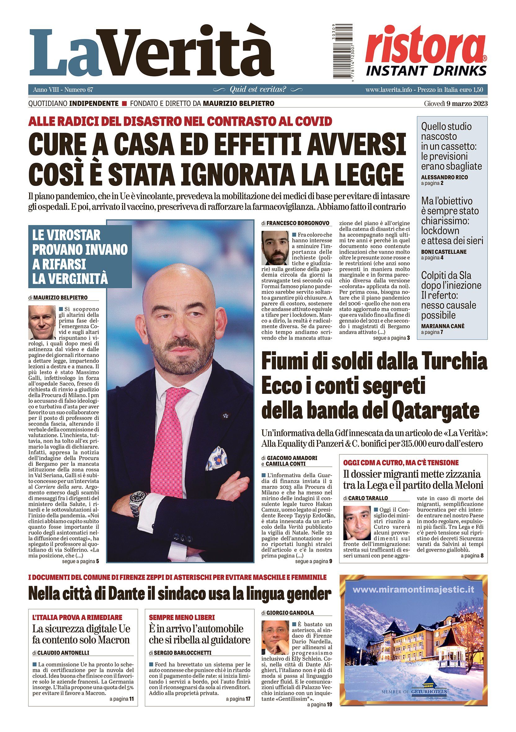 Oggi in edicola