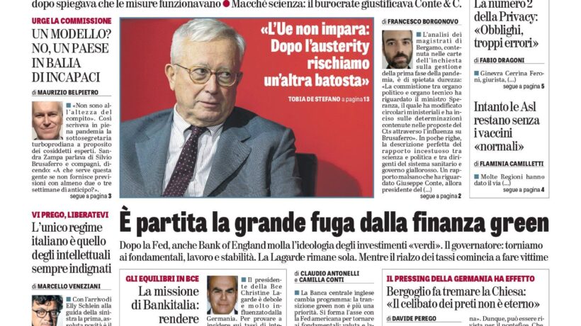 Oggi in edicola
