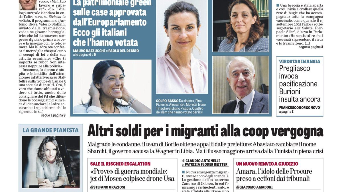 Oggi in edicola