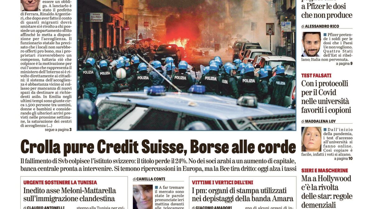 Oggi in edicola