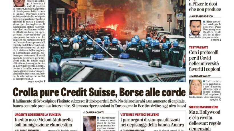 Oggi in edicola