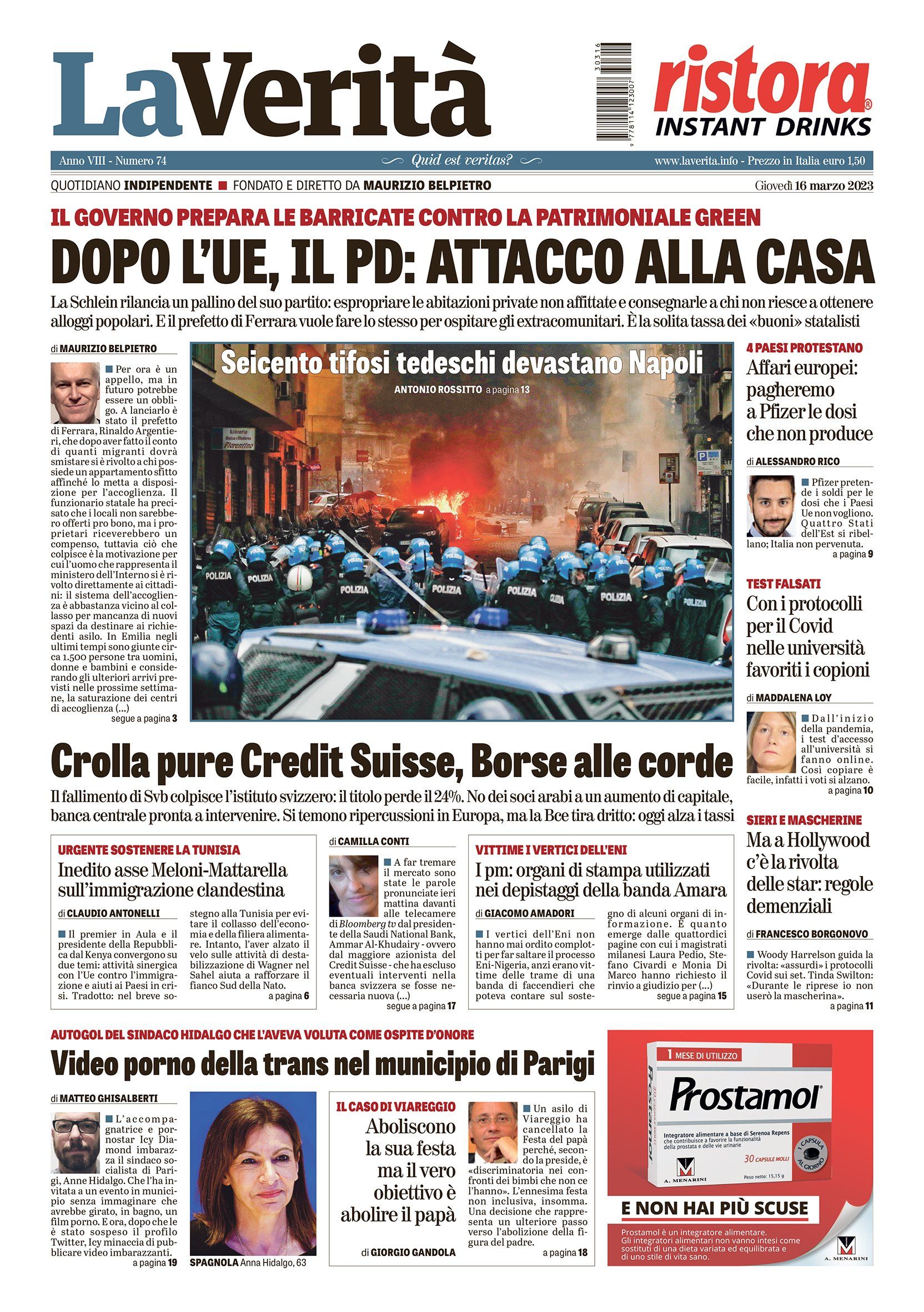Oggi in edicola