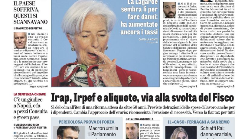 Oggi in edicola