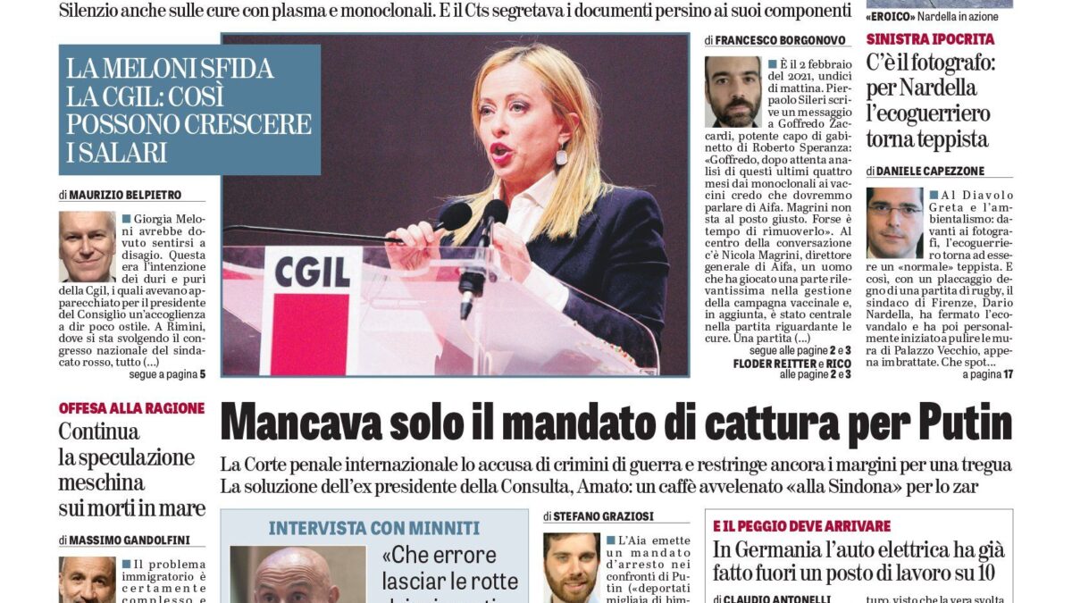 Oggi in edicola