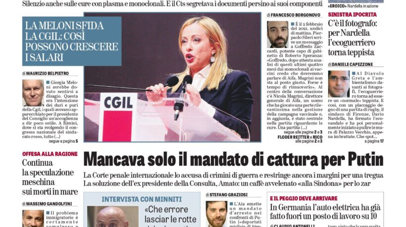 Oggi in edicola