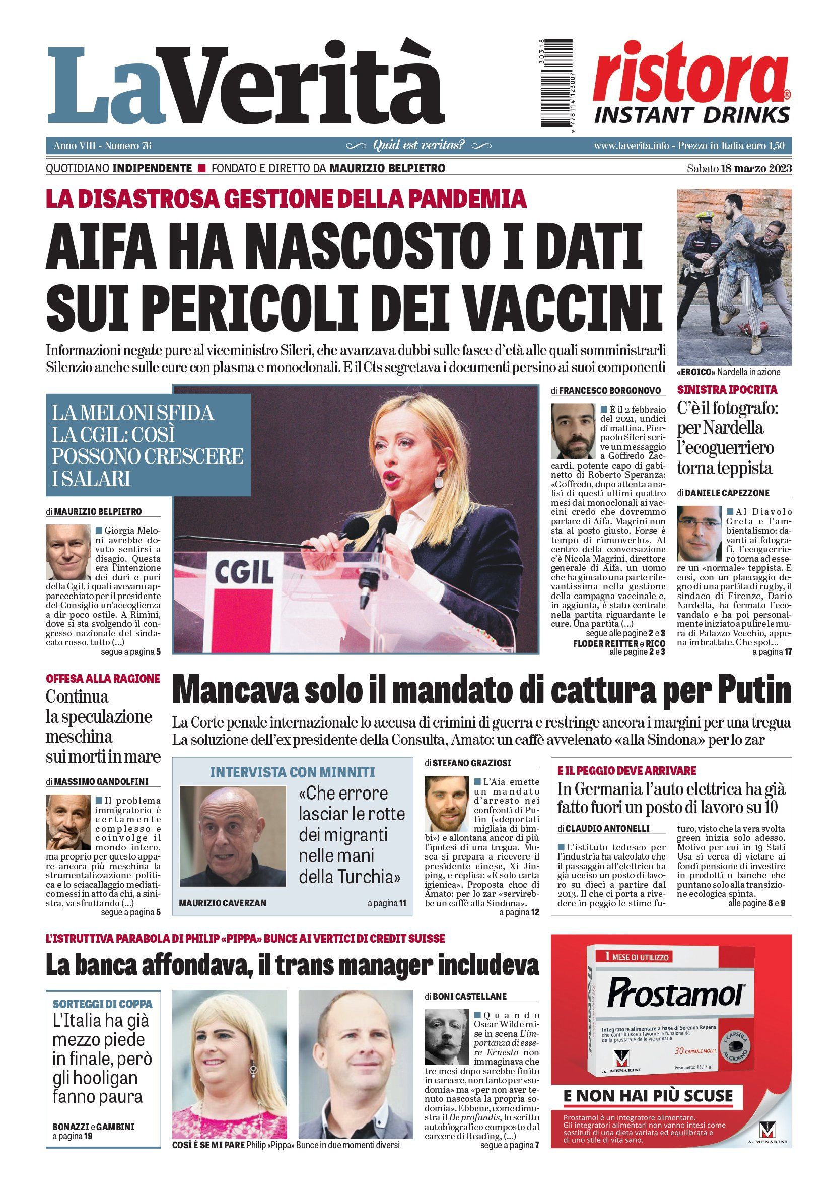 Oggi in edicola