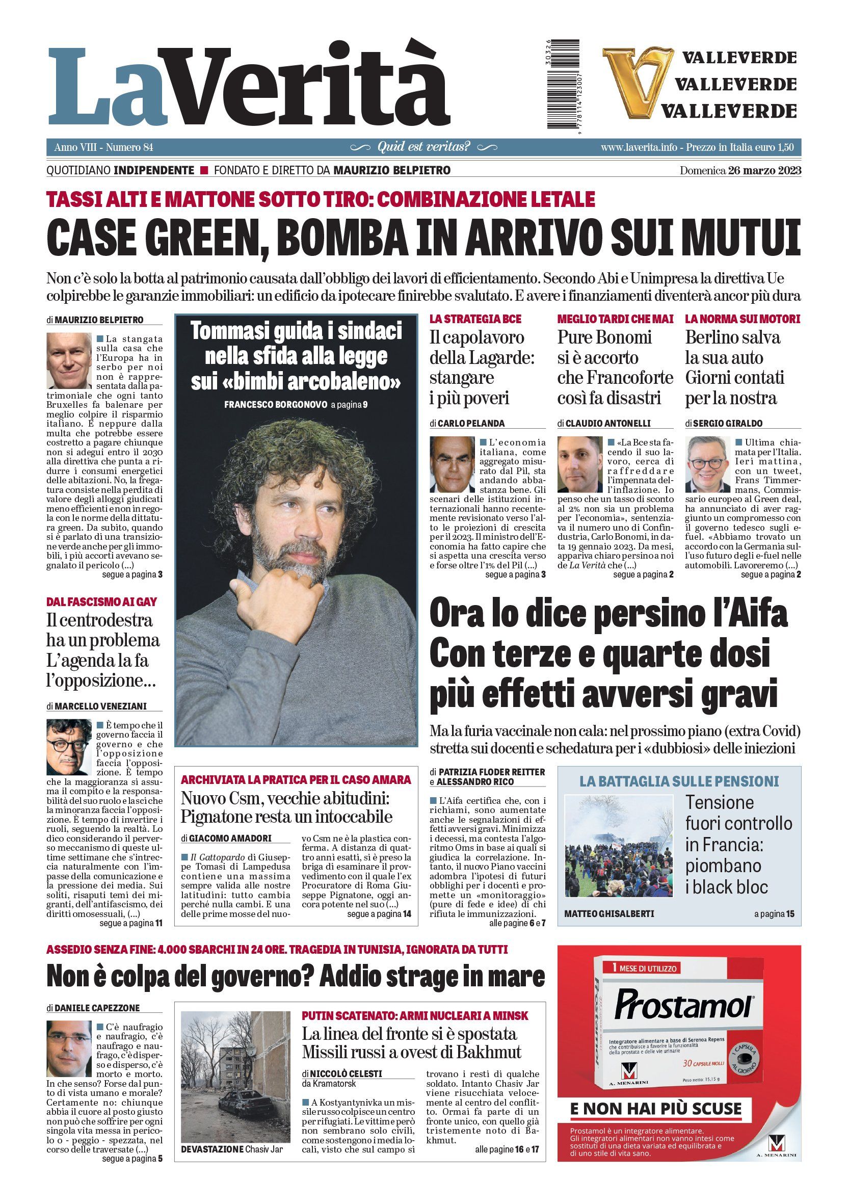 Oggi in edicola