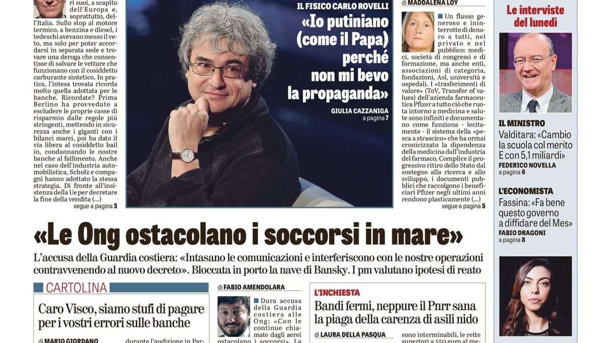 Oggi in edicola
