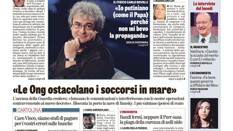 Oggi in edicola