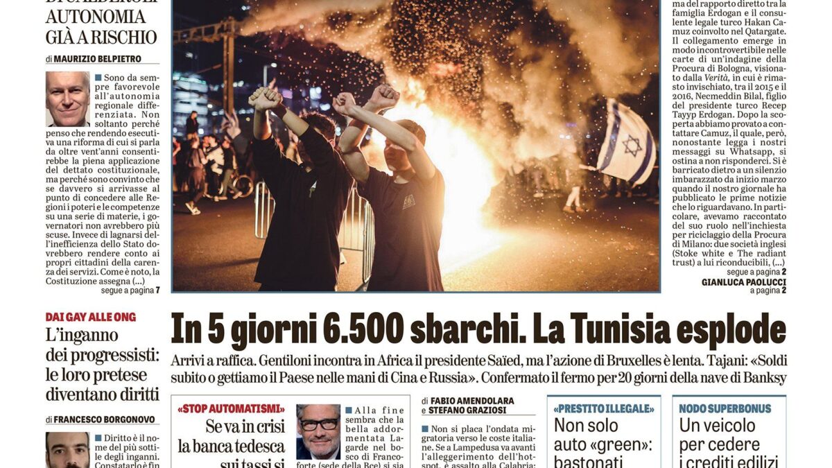 Oggi in edicola