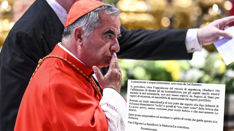 Il Papa a Becciu: «Non mi faccio imbeccare»