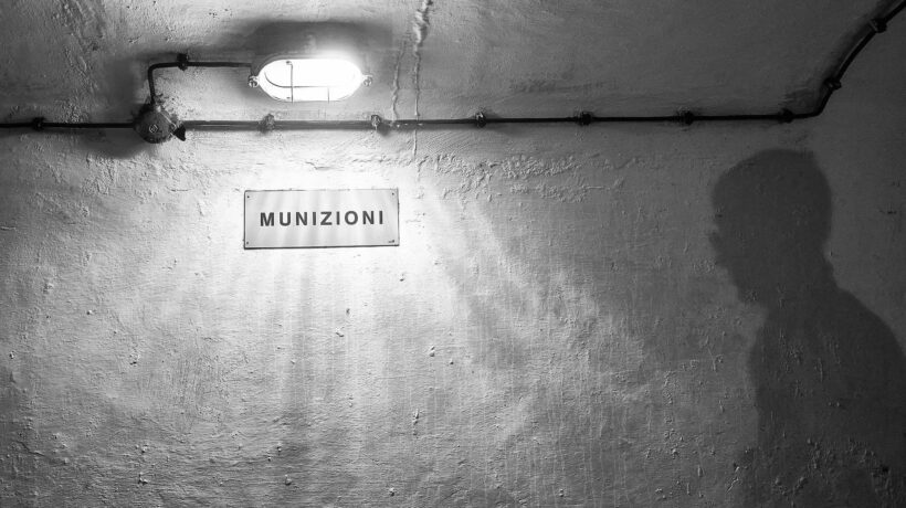 Deposito munizioni del bunker di Monte Croce Carnico (foto Lorenzo Zoppolato)