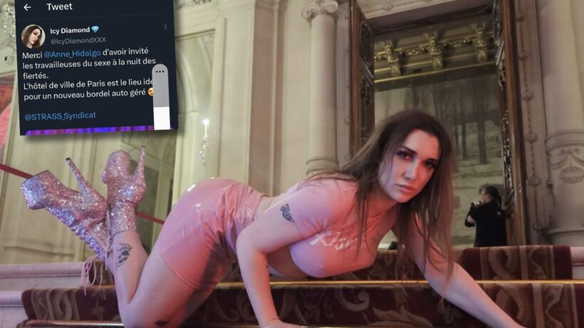L’escort trans ospite della Hidalgo trasforma il comune in un set porno