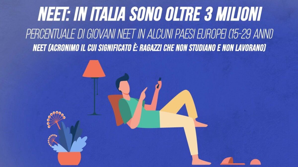 Neet: in Italia sono oltre 3 milioni