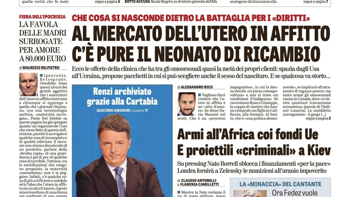 Oggi in edicola
