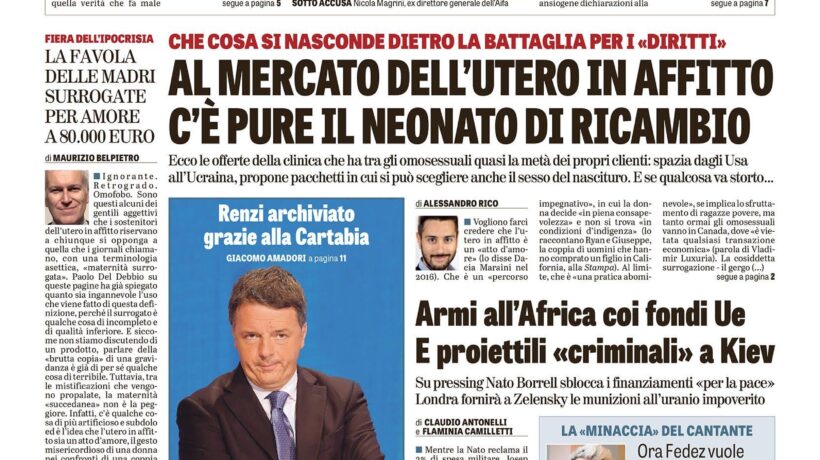 Oggi in edicola