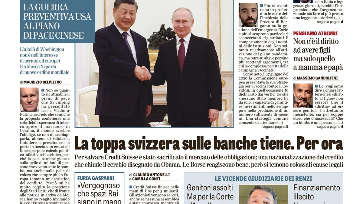 Oggi in edicola