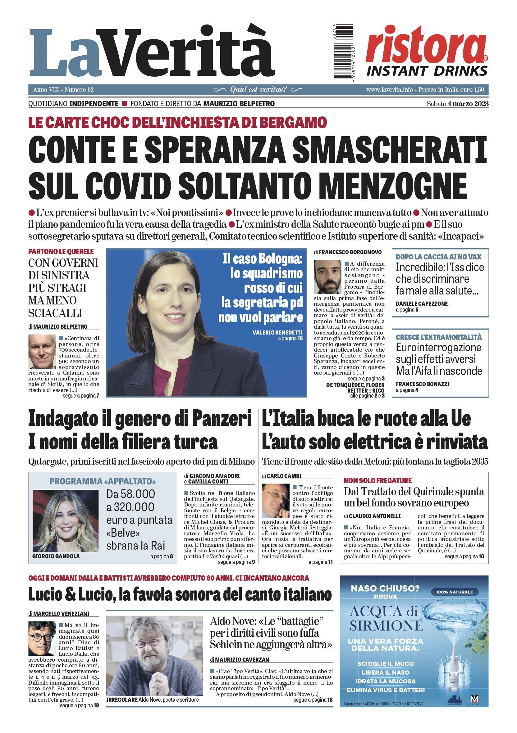 Oggi in edicola